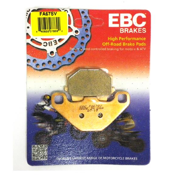 EBC 1985 Kawasaki KXT 250 A2 Tecate Front Left/Right SV Series Brake Pads thumbnail 2