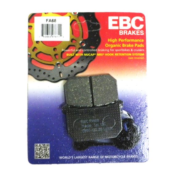 EBC Brakes Motorcycle FA68 EBC Organic Brake Pads | Summit Racing