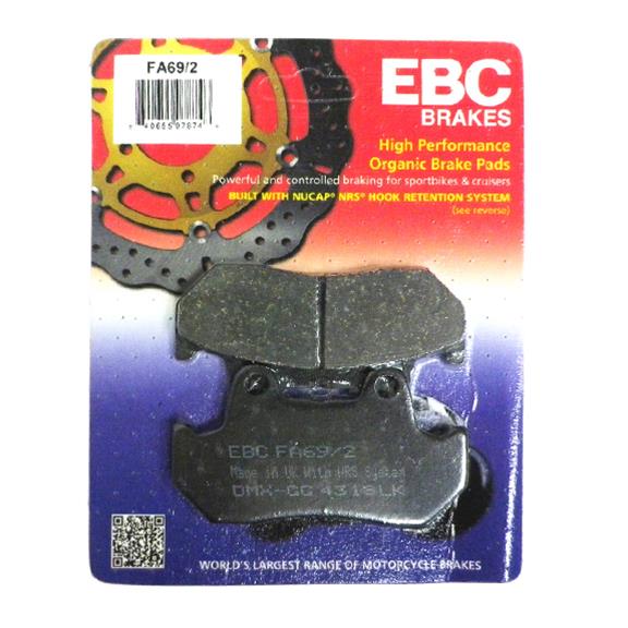 EBC Brakes Motorcycle FA69/2 EBC Organic Brake Pads | Summit Racing