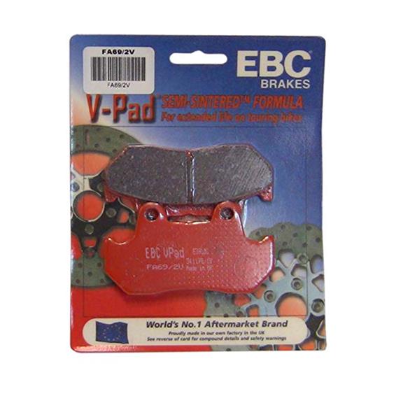 EBC Brakes Motorcycle FA69/2V EBC Semi-Sintered V Brake Pads | Summit ...