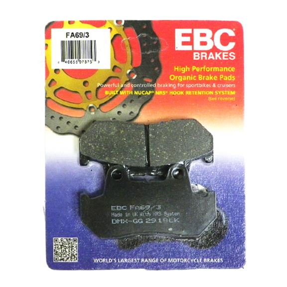 EBC 1987 Honda VF 700 C Magna Front Left/Right FA-SFA-X Brake Pads thumbnail 2