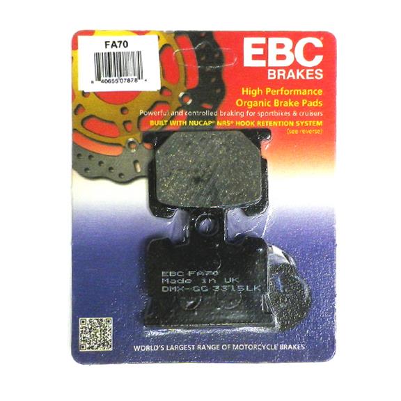 EBC Brakes Motorcycle FA70 EBC Organic Brake Pads | Summit Racing