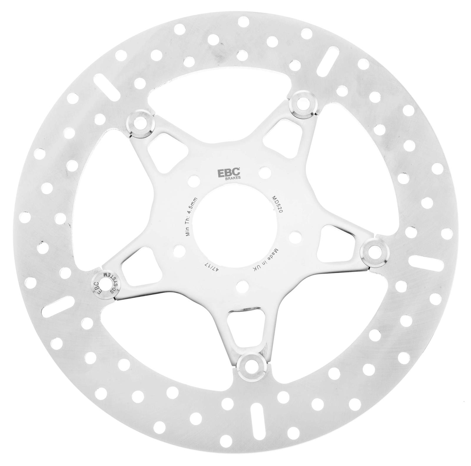 EBC Brakes Motorcycle MD520 EBC Street Replacement Brake Rotors Summit Racing