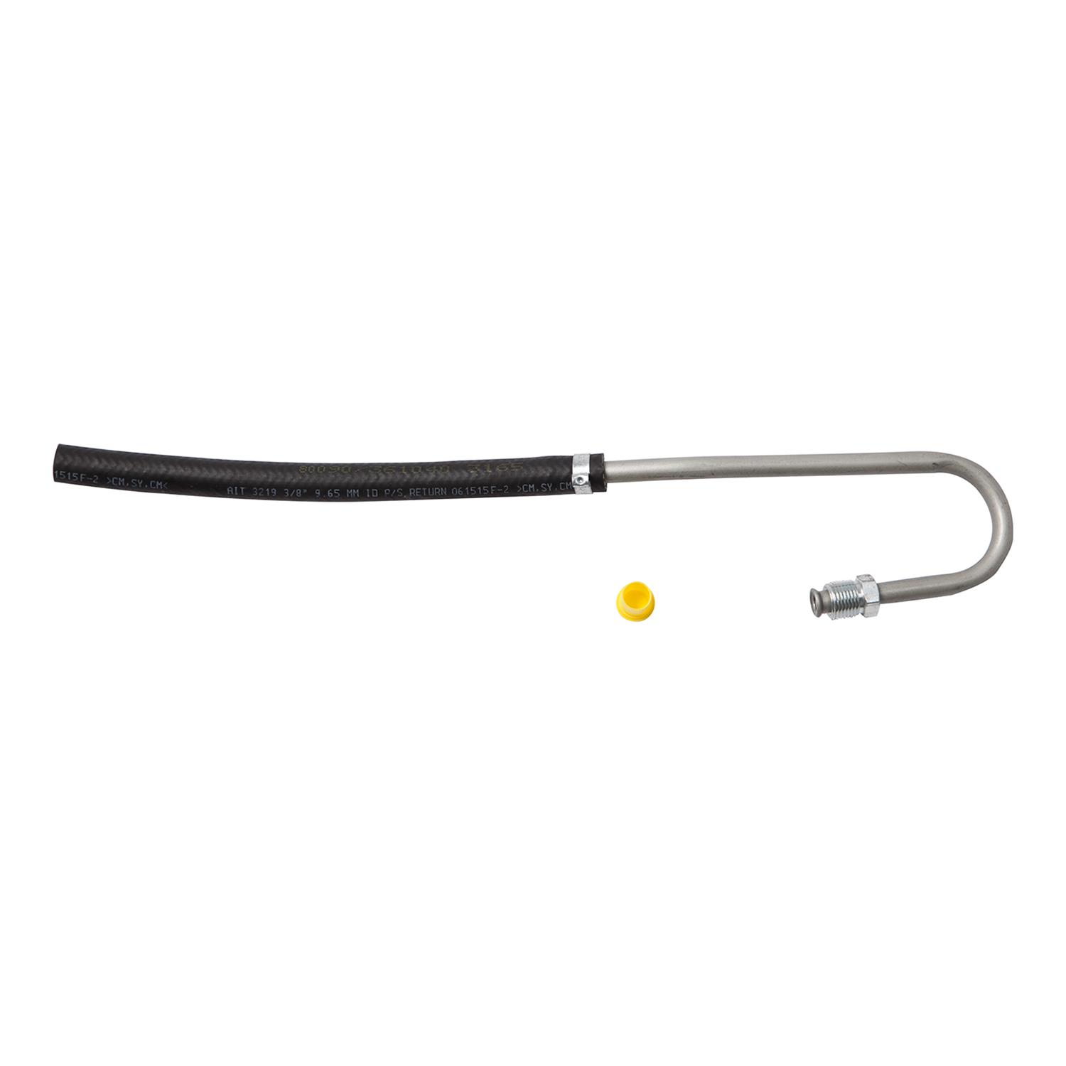 Plews & Edelmann 80576 Molded Power Steering Return Hose – Black, 5/8" ID