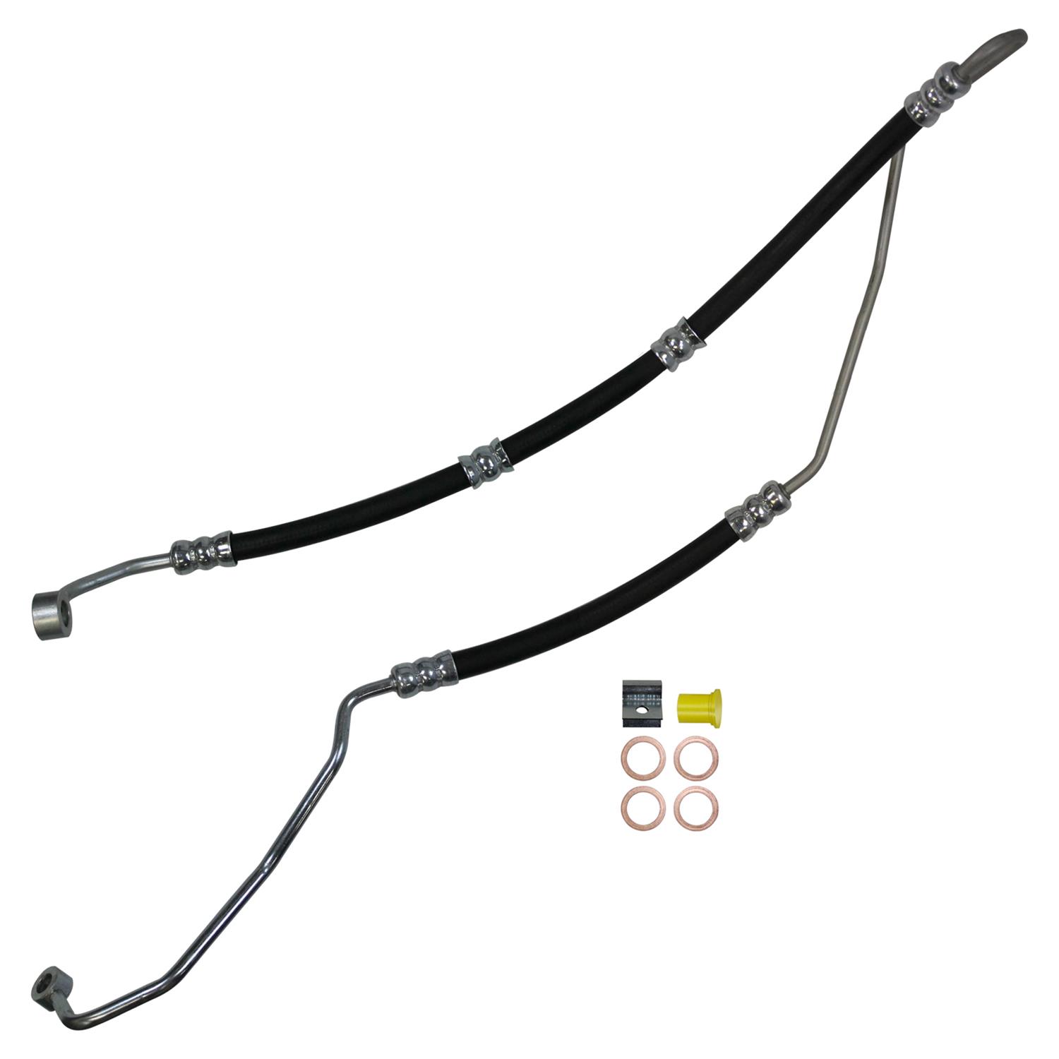 Edelmann 92842B Edelmann Power Steering Pressure Hoses Summit Racing