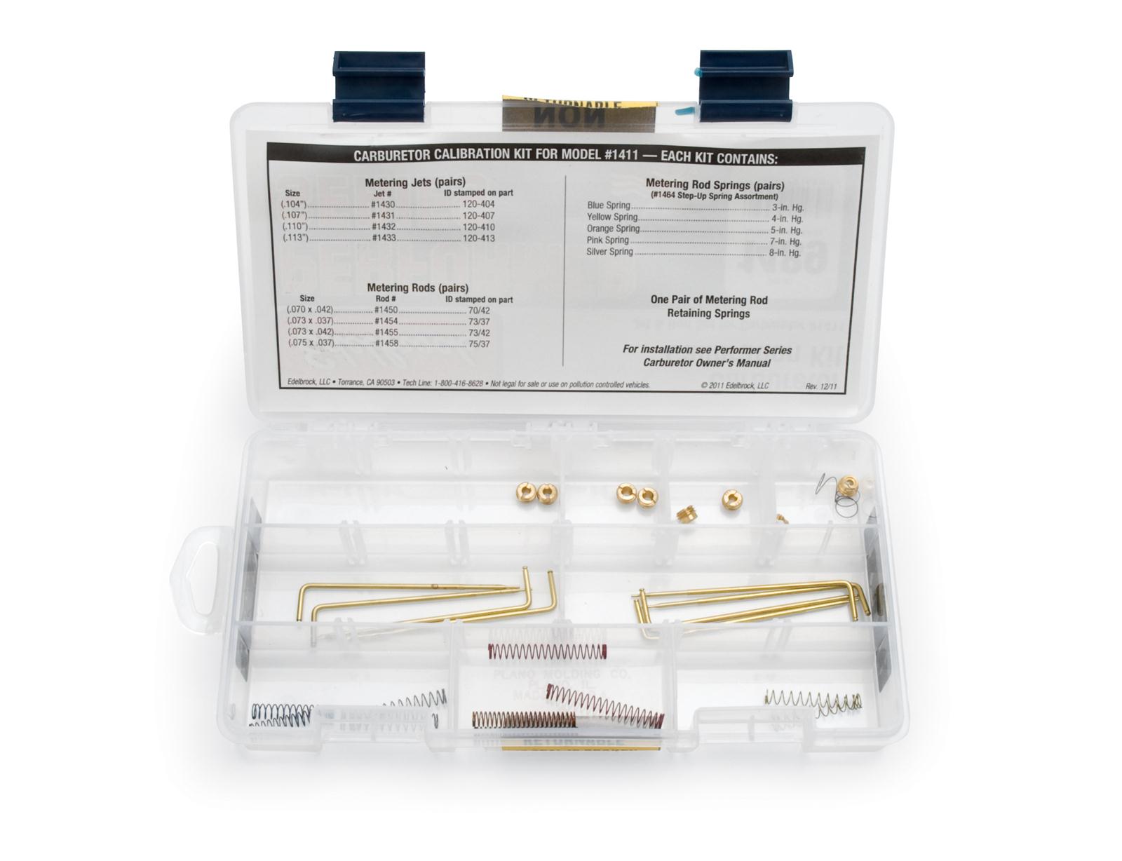 Edelbrock 1489 Edelbrock Performer Series Carburetor Calibration Kits