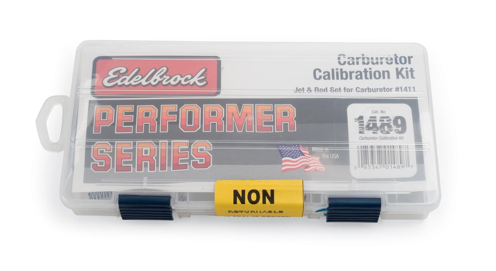 Edelbrock 1489 Edelbrock Performer Series Carburetor Calibration