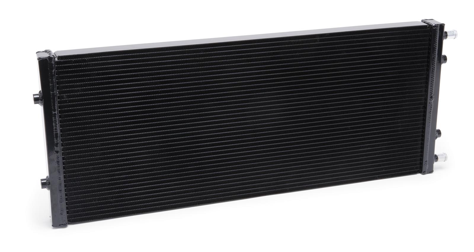 Edelbrock Heat Exchanger Dual Pass Single Row 55 000 Btu/Hr 34In W X 14In H X 2 25In D Black