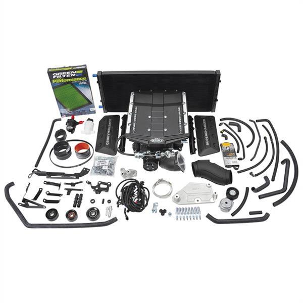 Edelbrock E-Force Ford F-150 Stage 1 Street Legal Supercharger Kits 158120 Supercharger, 1, Eaton TVS2650, Black Powdercoated, 6-Rib Serpentine, Ford, Kit thumbnail 3