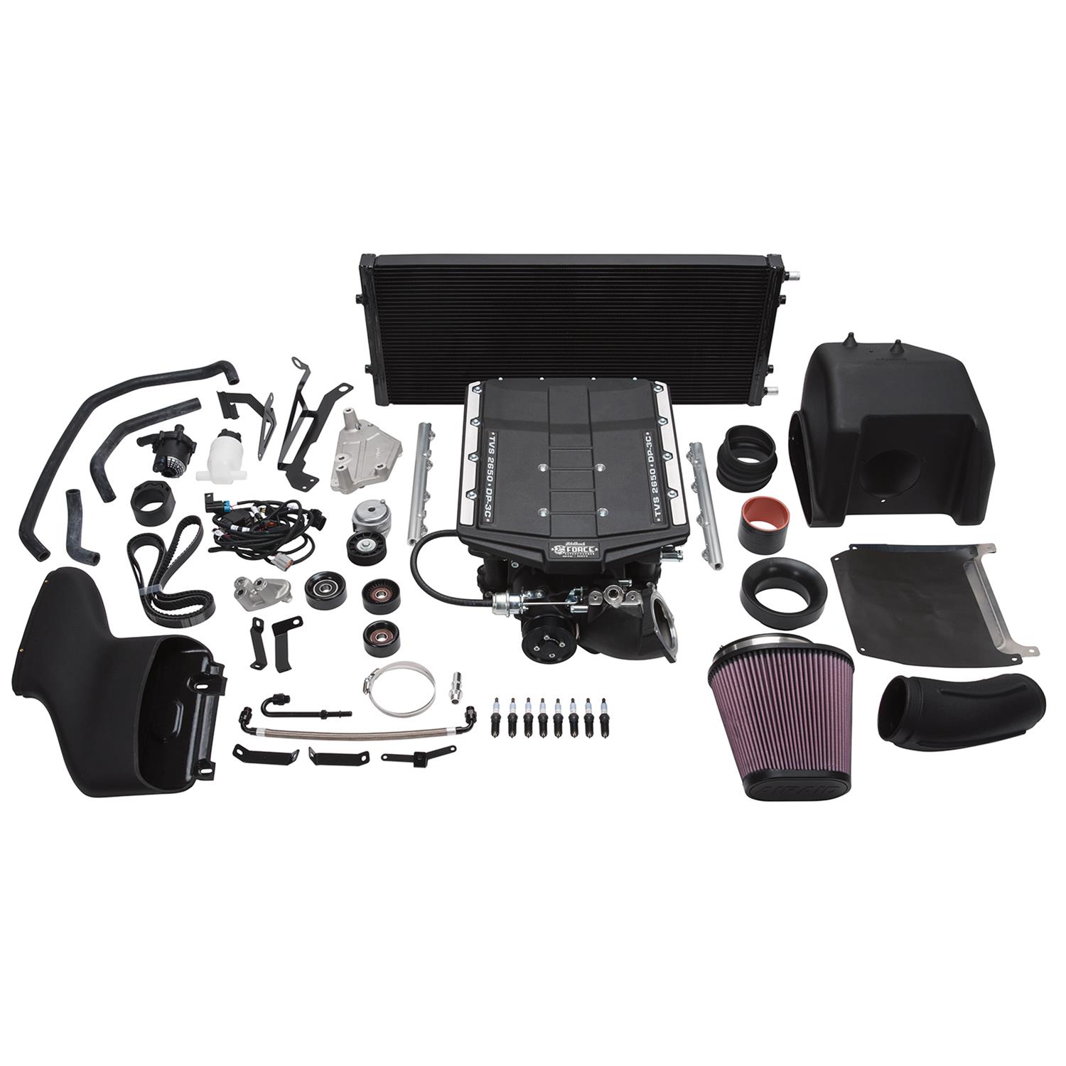 Edelbrock E-Force Supercharger Stage 1 - R2650 2018 Ford F-150 DI/PI V8 w/o Tuner