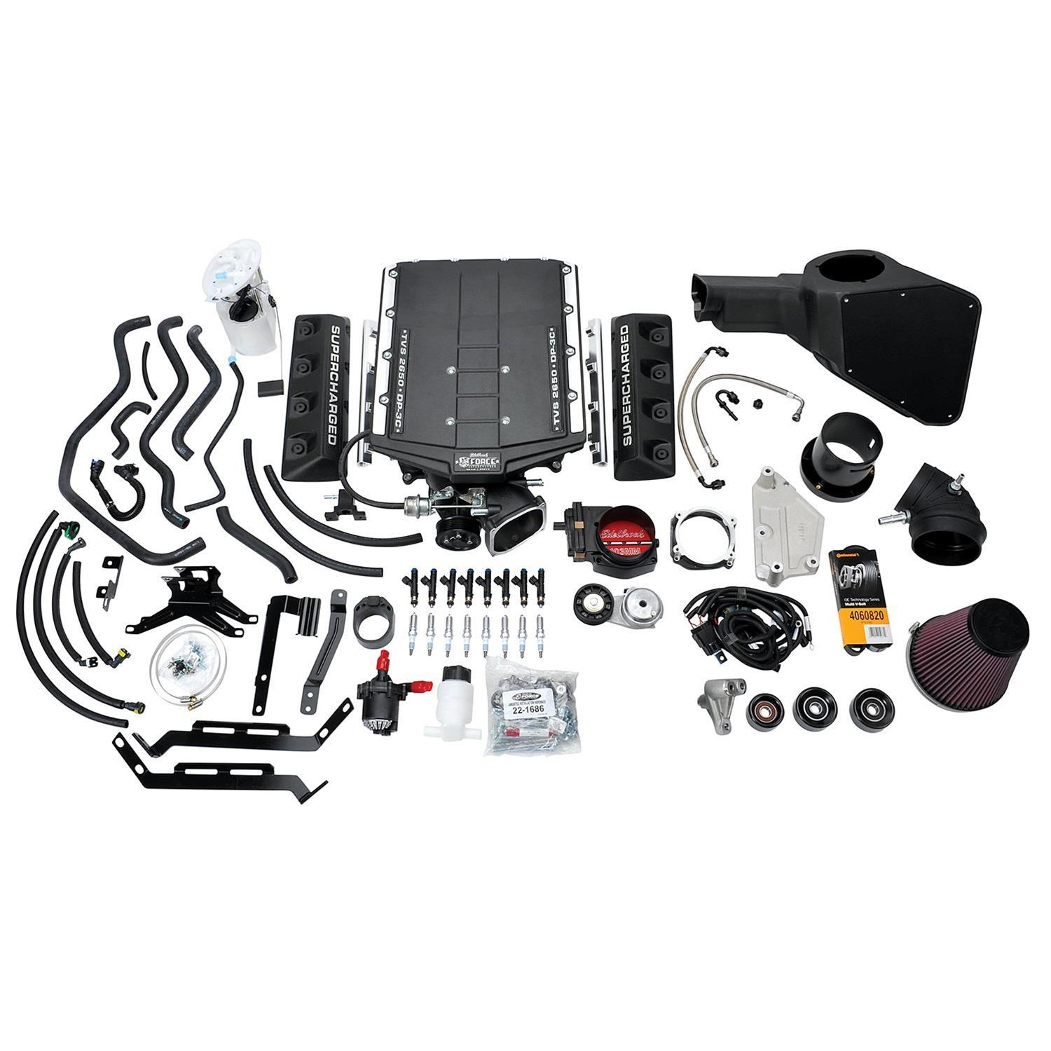 Edelbrock 158390 Edelbrock EForce TVS2650 Mustang Stage 2 Track System
