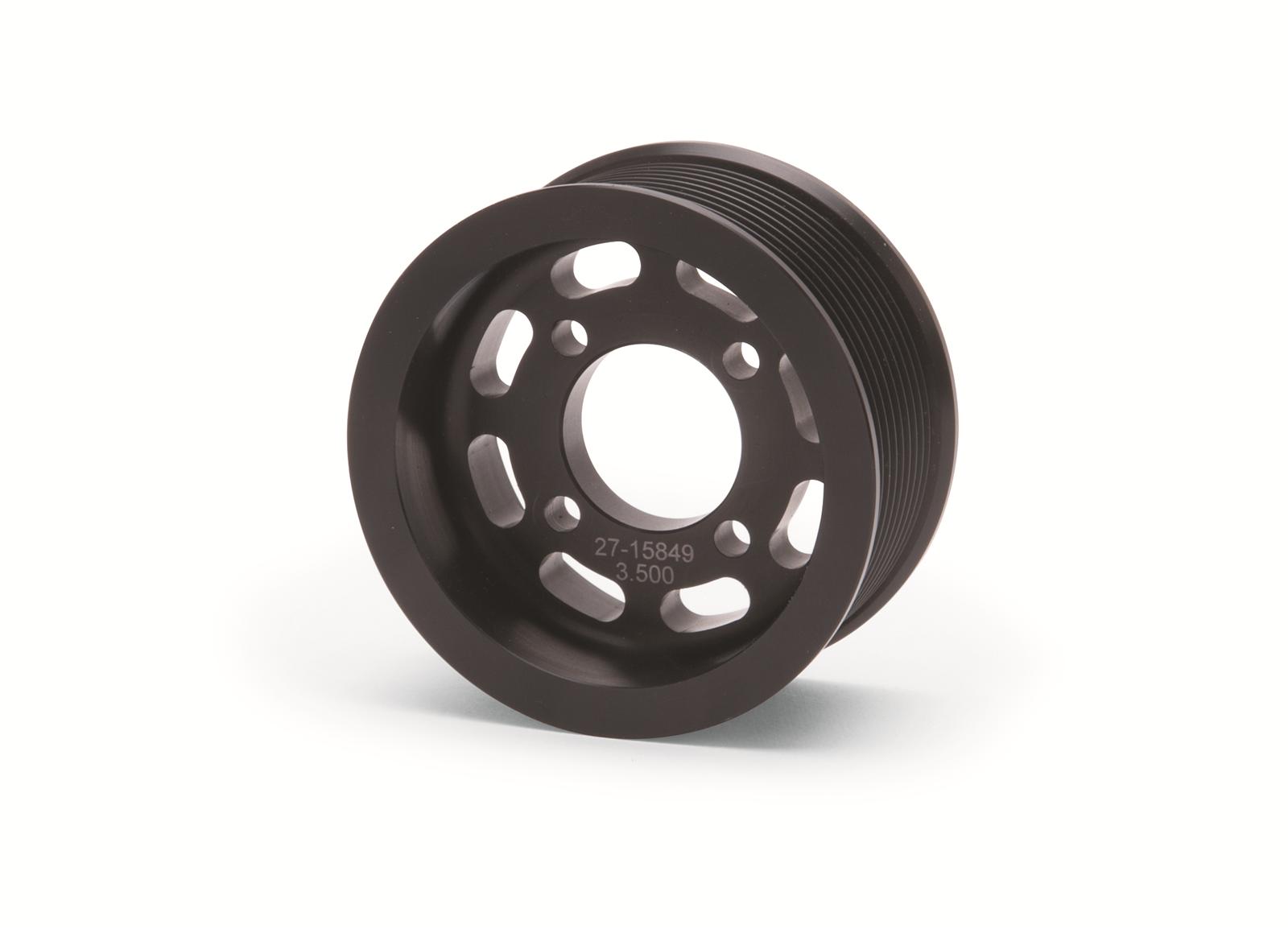 Edelbrock Pulley Supercharger Enforcer 10 Rib 3 5In Black