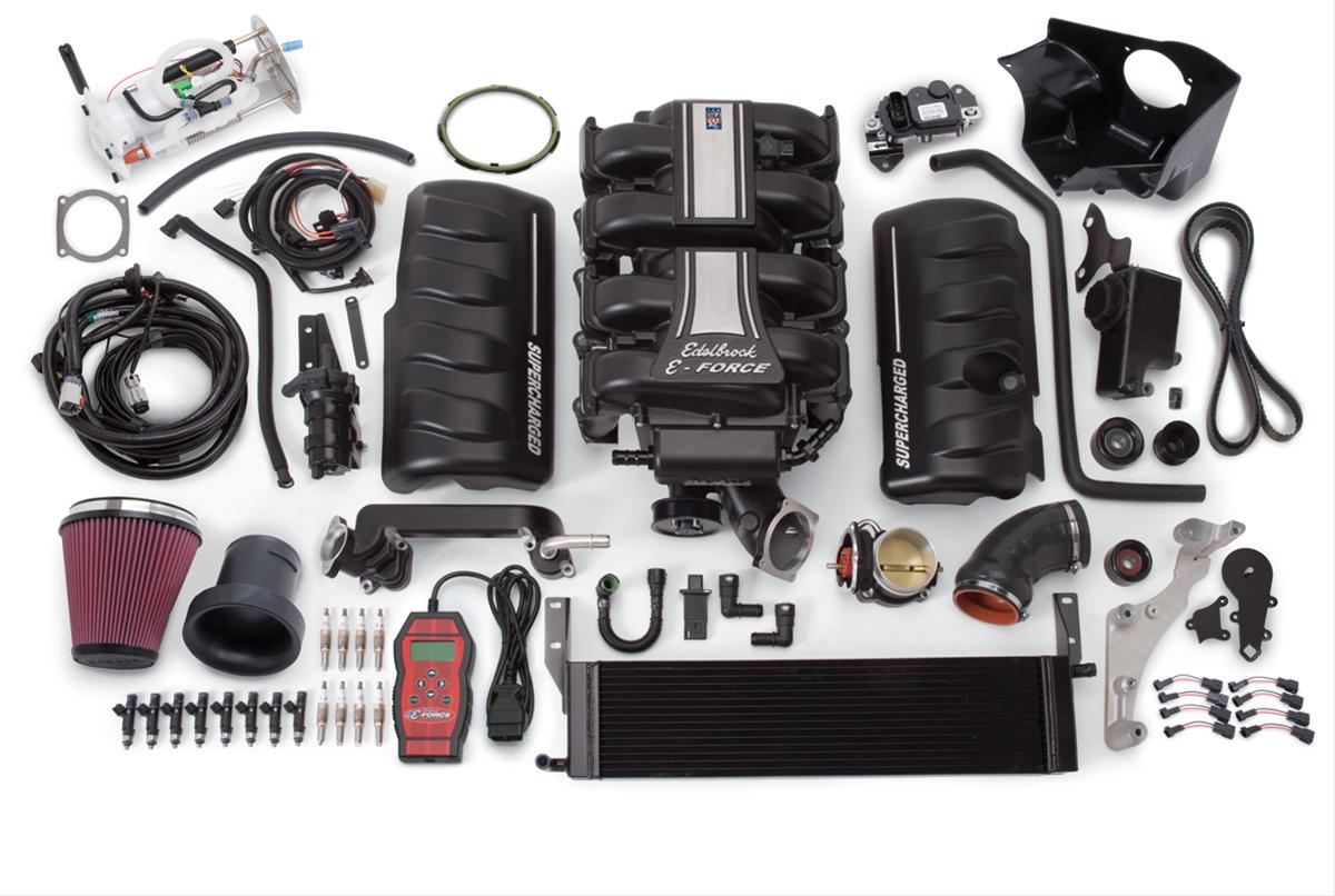 Edelbrock 15856 Edelbrock EForce TVS2300 Mustang Stage 2 Track System