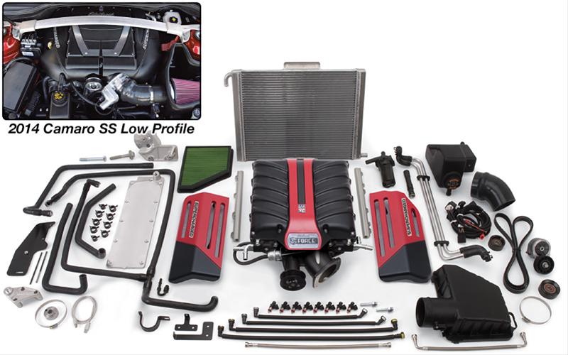 Edelbrock E-Force Camaro SS Stage 1 Street Legal Supercharger Kits 15970 Supercharger, E-Force, 1, Competition, Black, Automatic Transmission, Camaro, 6.2L, Kit thumbnail 2