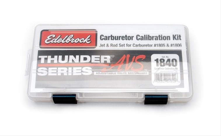 Edelbrock 1840 Edelbrock Thunder Series AVS Carburetor Calibration Kits |  Summit Racing