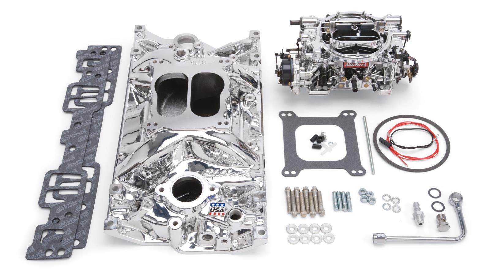 Edelbrock 20274 Edelbrock Performer Intake Manifold and Carburetor Kits
