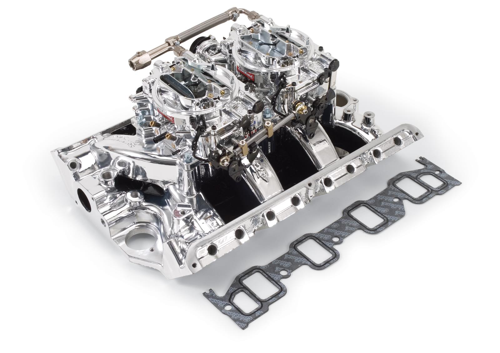 Edelbrock 20364 Edelbrock Performer RPM Dual Quad Air-Gap Manifold And ...