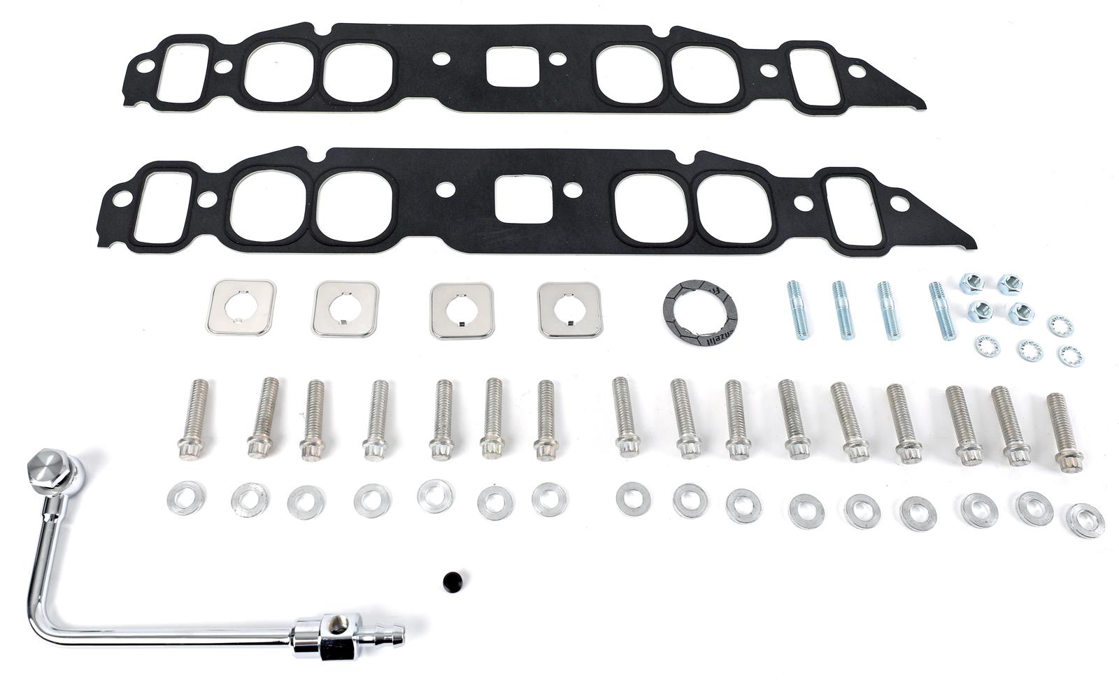 Edelbrock Manifold And Carb Kit Performer Big Block Chevrolet Oval Port Natural Finish thumbnail 5