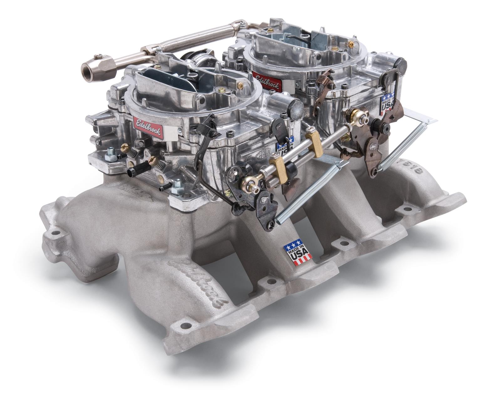 Edelbrock 2068 Edelbrock Performer RPM Dual Quad Air-Gap Manifold