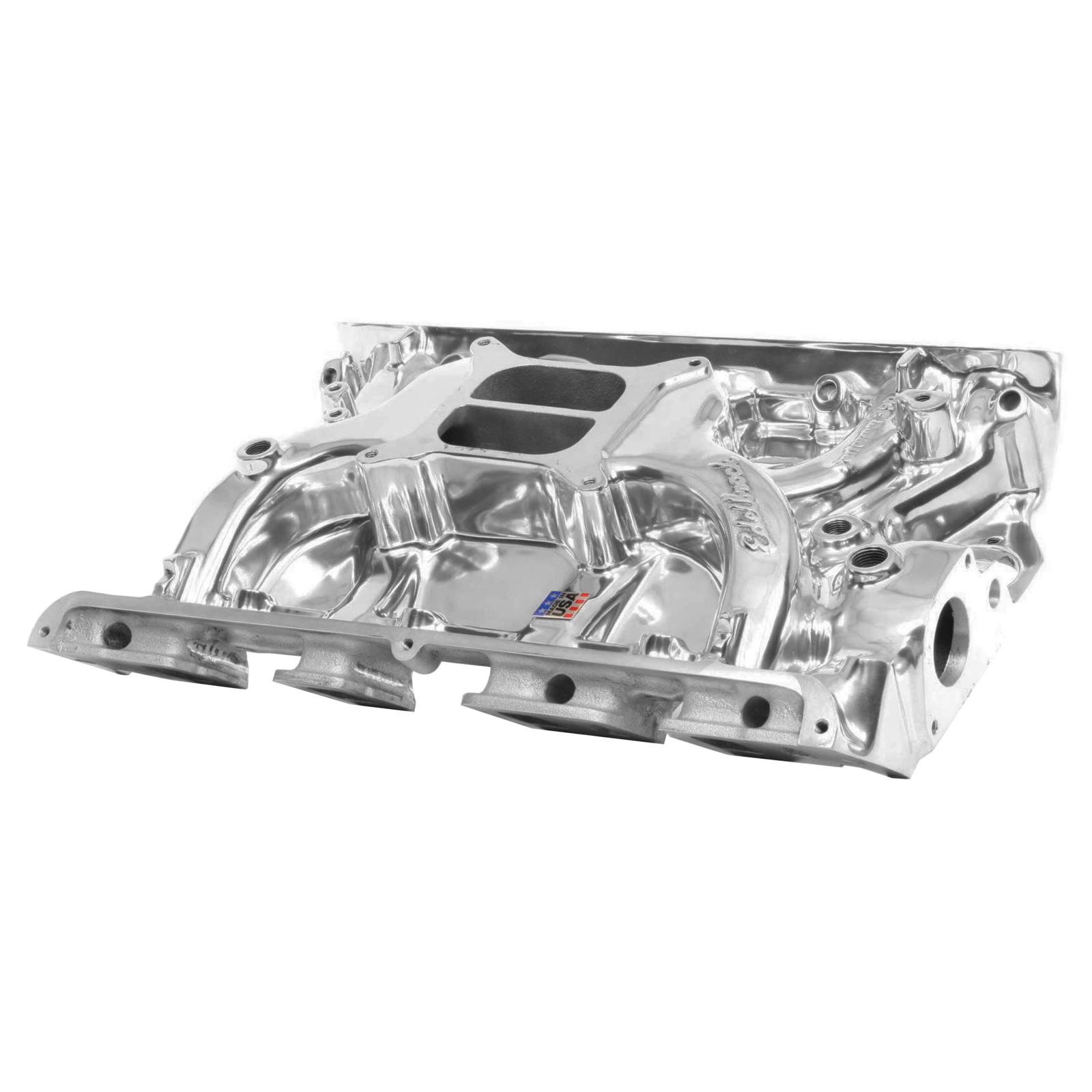 Edelbrock Performer 390 w/ O EGR Polished Manifold