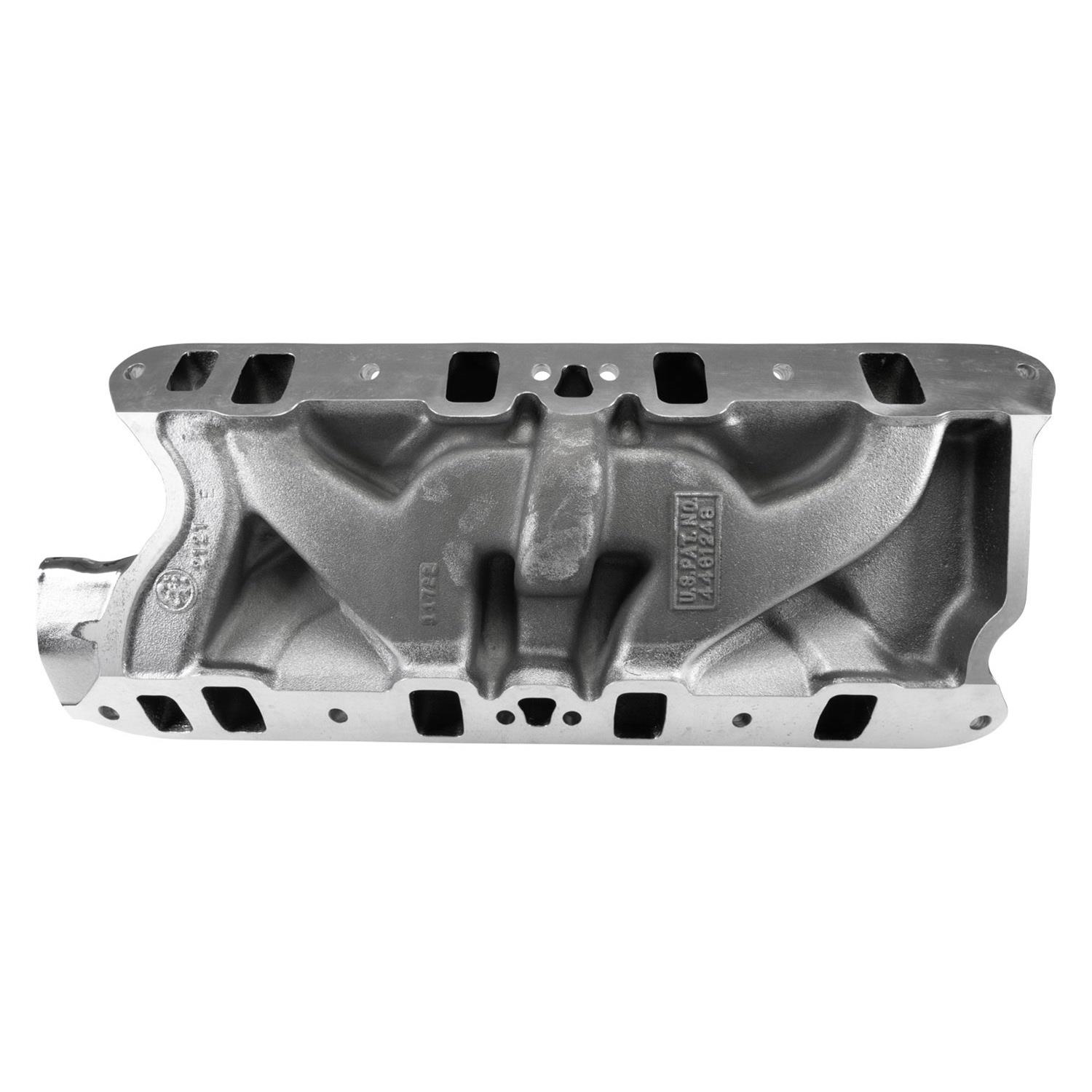 Edelbrock Performer Intake Manifolds 2121-CP Manifold, Performer, Dual Plane, Aluminum, Chrome Plasma Coated, 4-Barrel, Square Bore, Ford, 260, 289, 302, Each thumbnail 4