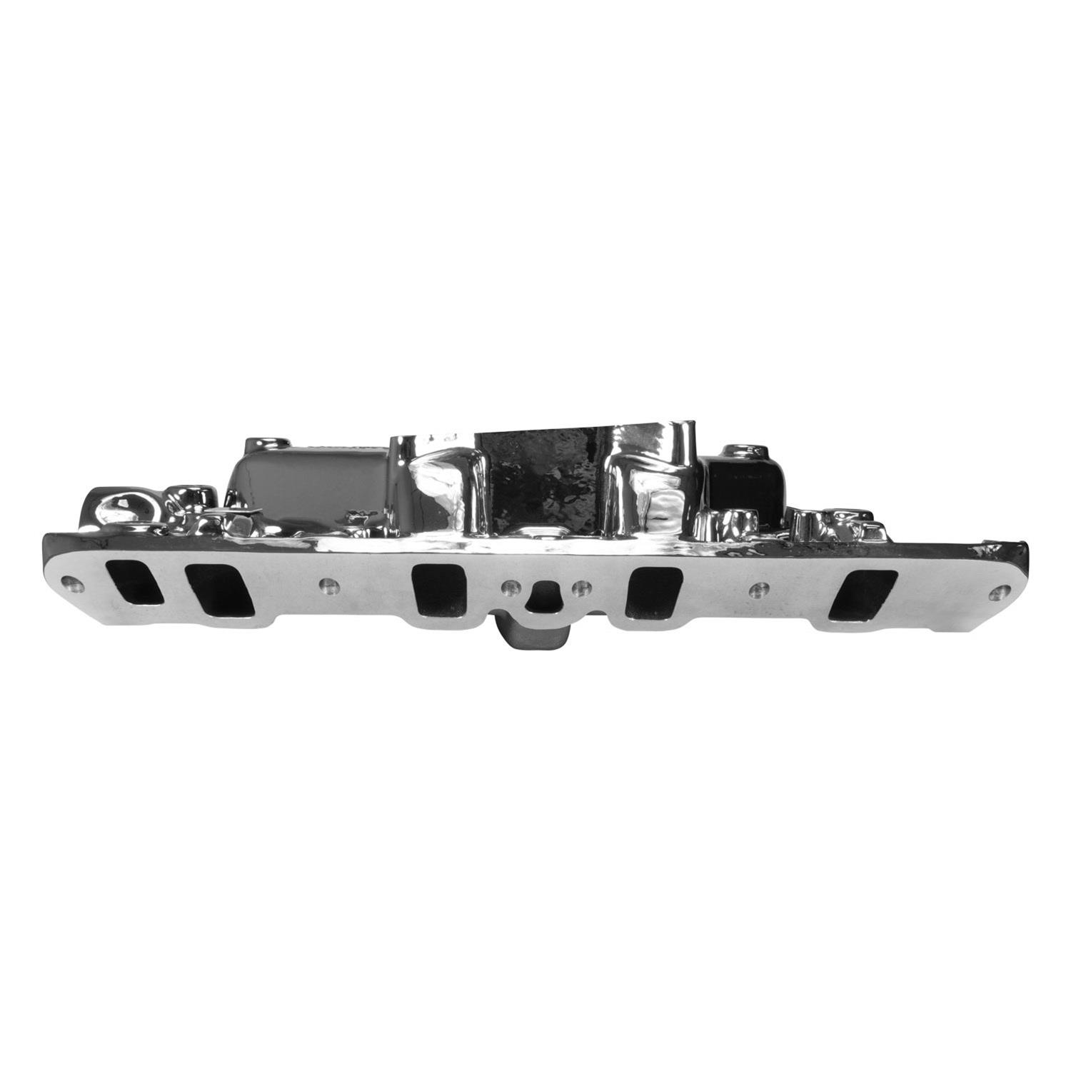 Edelbrock Performer Intake Manifolds 2121-CP Manifold, Performer, Dual Plane, Aluminum, Chrome Plasma Coated, 4-Barrel, Square Bore, Ford, 260, 289, 302, Each thumbnail 5
