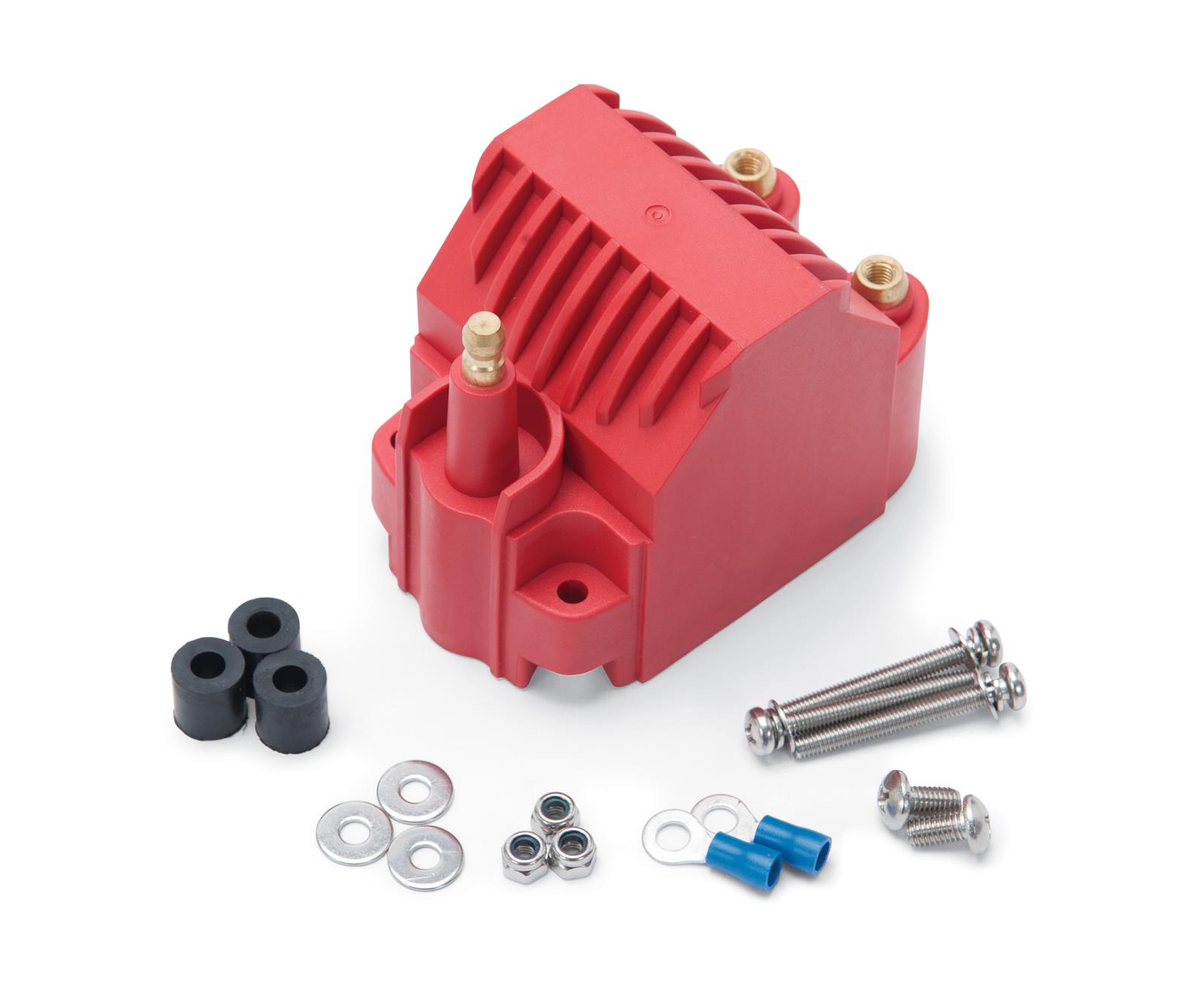 Edelbrock Max-Fire Universal High Output Dome Style Ignition Coil - Red