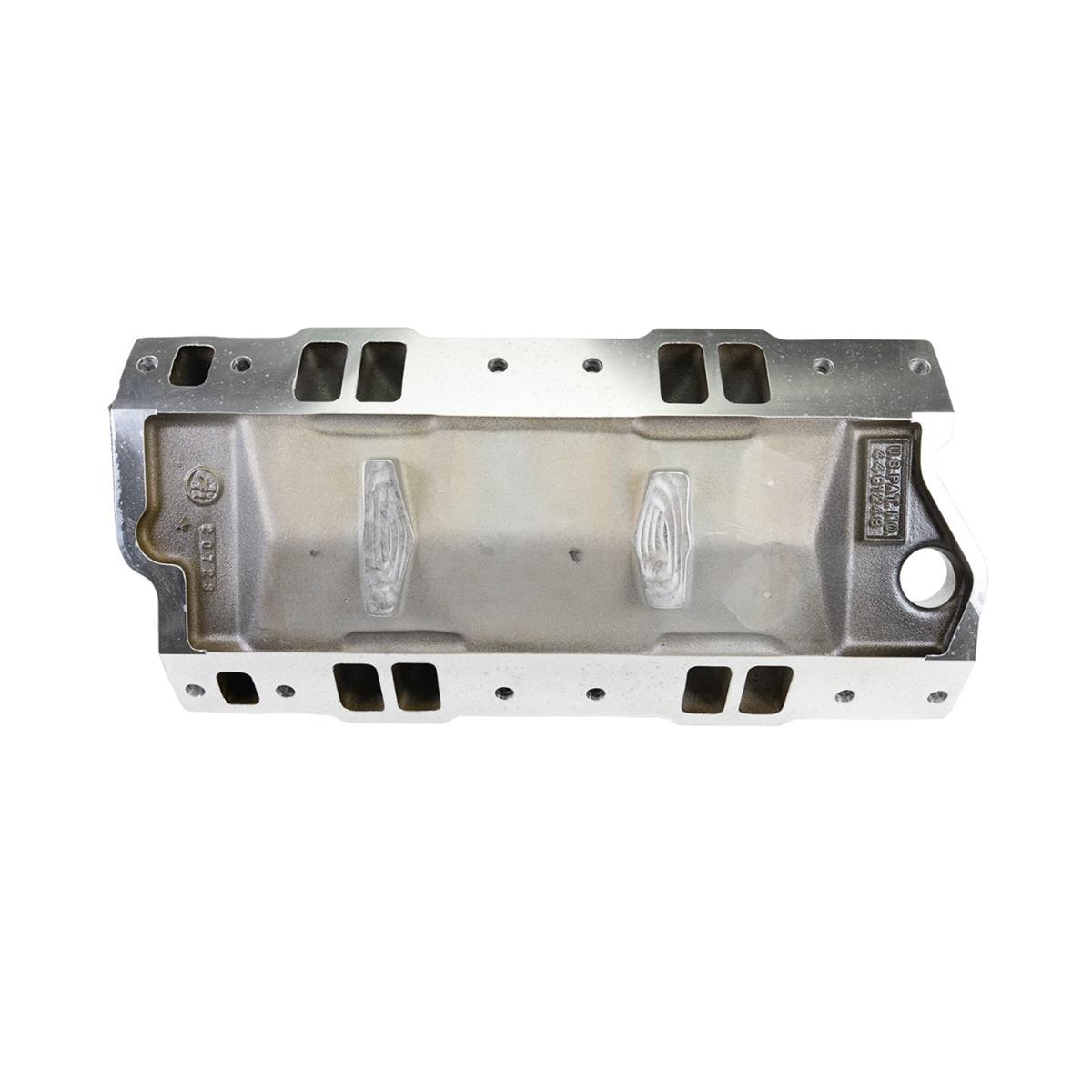 Edelbrock Victor Jr. Intake Manifolds 2975-BP Manifold, Jr., Single Plane, Aluminum, Black Plasma Coated, Square Bore, Chevy, Small Block, Each thumbnail 3
