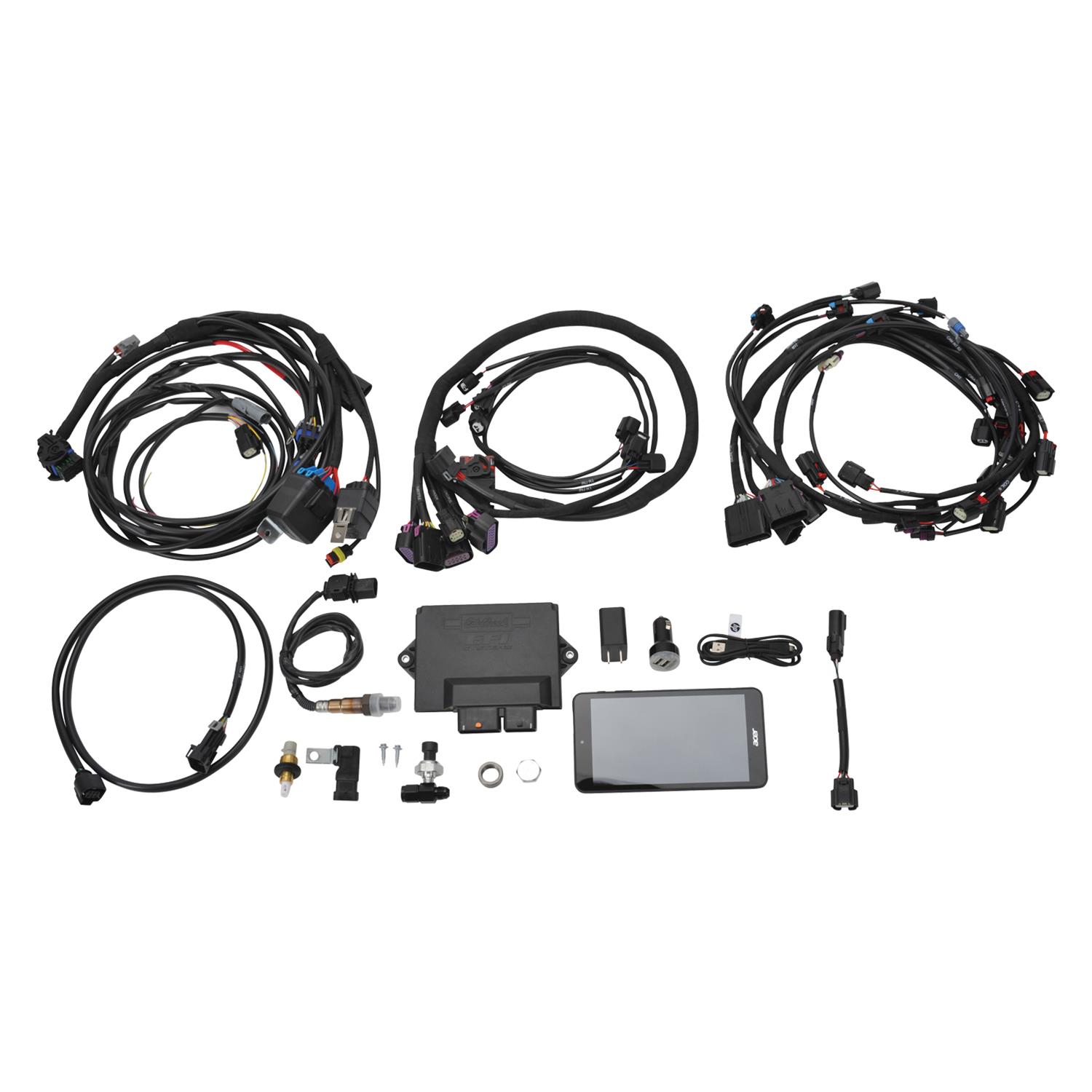 Edelbrock 11-14 Ford Coyote DBW VCC Pro-Flo 4+ EFI Fuel Injection Kit thumbnail 3