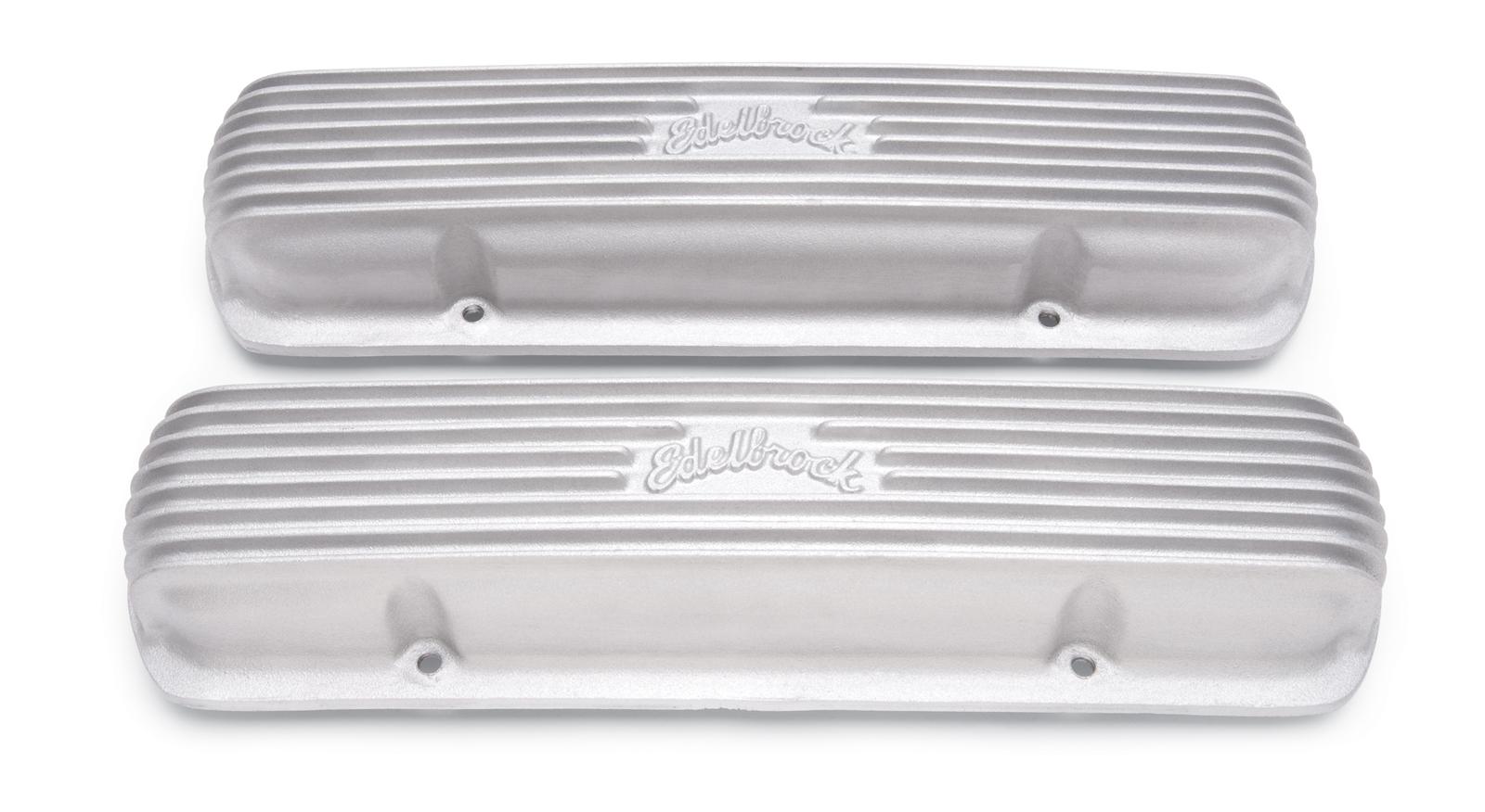 Edelbrock Valve Cover Classic Series Pontiac 1962-1979 301-455 CI V8 Satin thumbnail 2