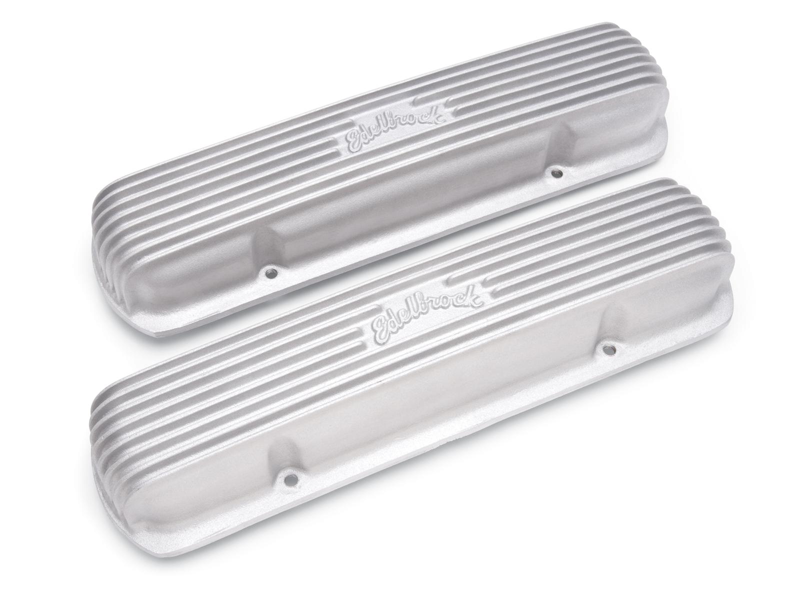 Edelbrock Valve Cover Classic Series Pontiac 1962-1979 301-455 CI V8 Satin