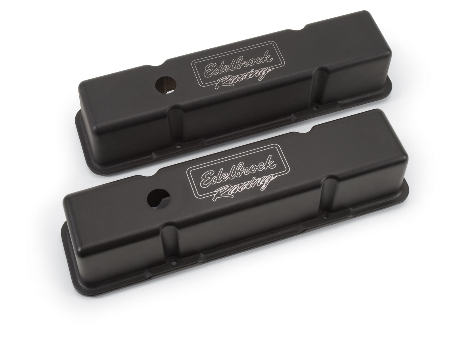 Edelbrock Valve Cover Victor Series Chevrolet 1959-1986 262-400 CI V8 Tall Black