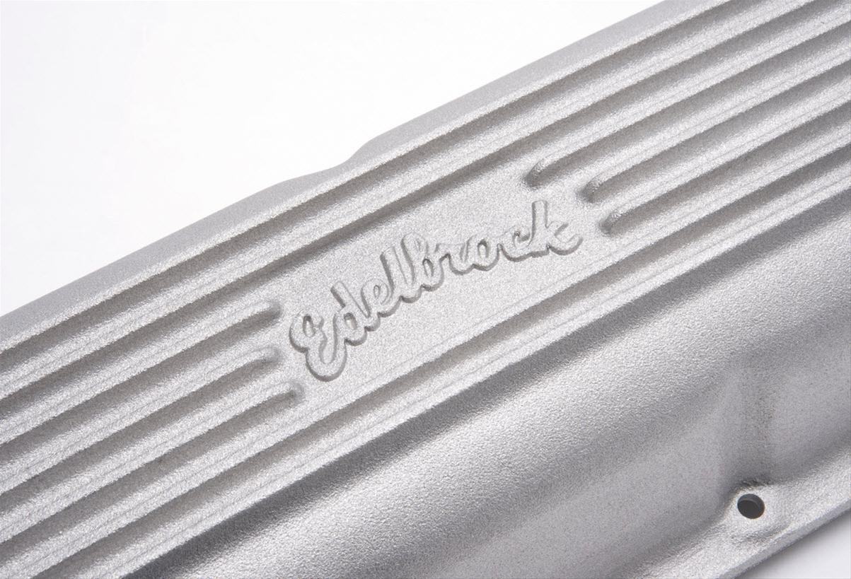 Edelbrock 41859 Edelbrock Classic Cast Aluminum Valve Covers Summit