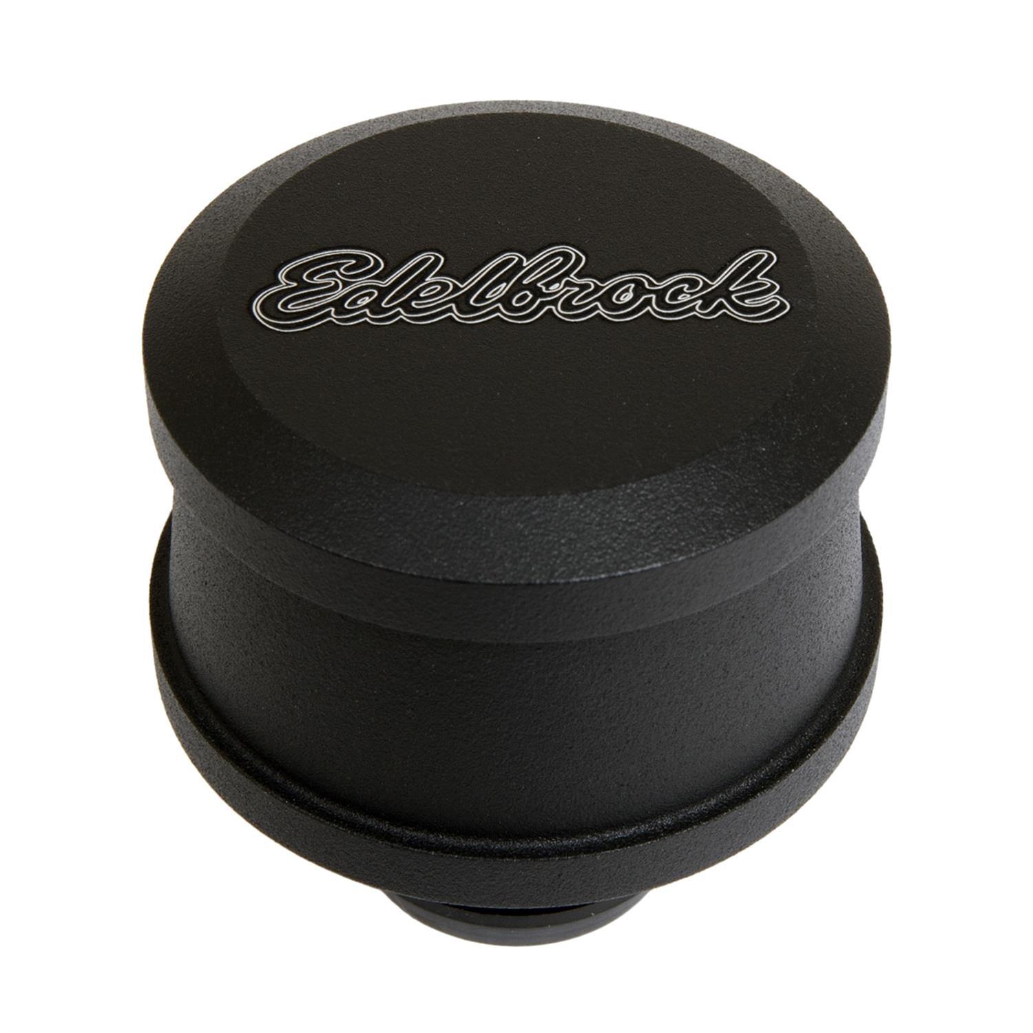 Edelbrock Billet Aluminum Breather w/ Black Powder Coat Finish thumbnail 2