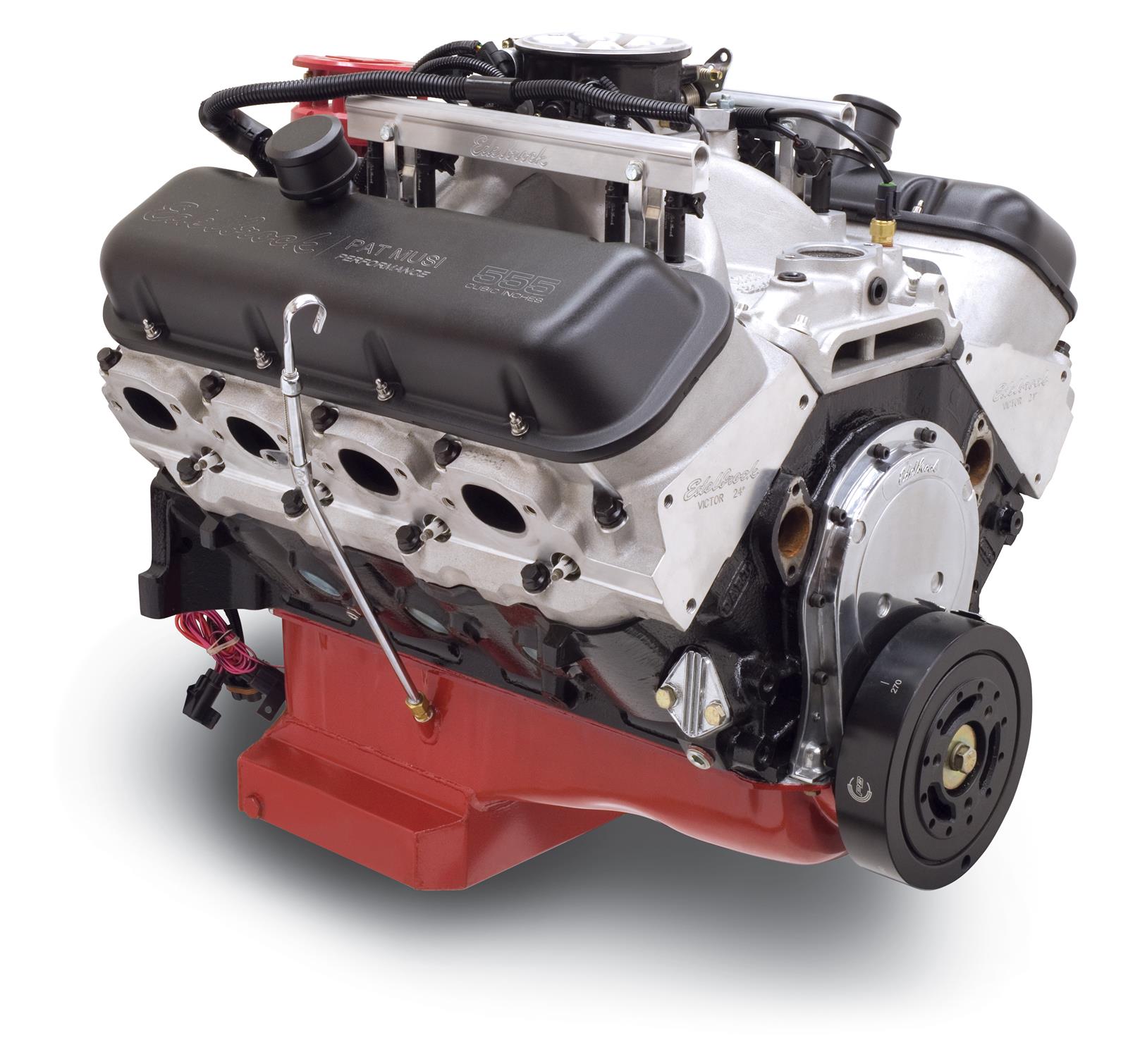 Edelbrock 48557 Edelbrock Musi 555 C.I.D. 697 HP Pro-Flo 4 Long Block ...