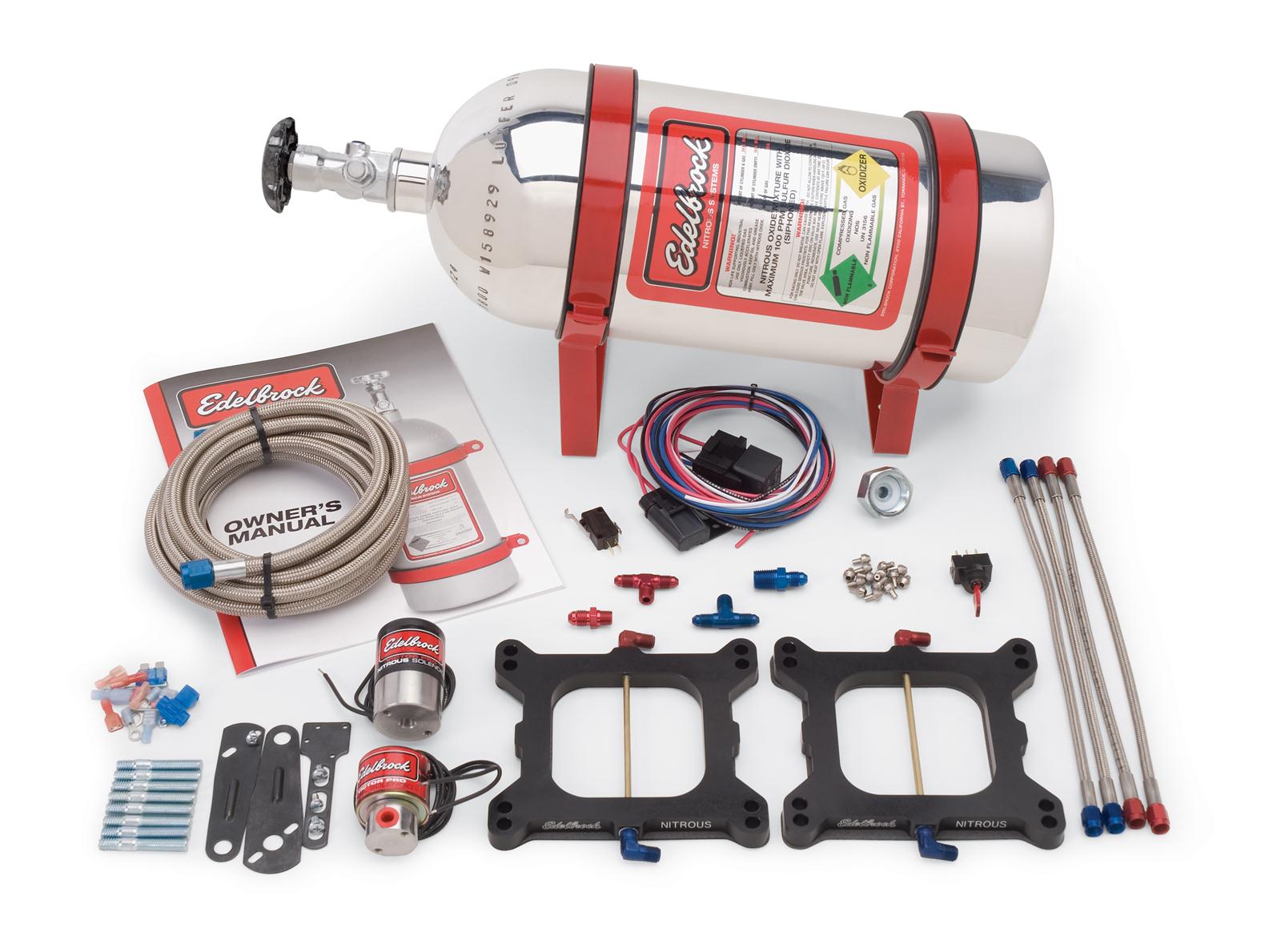 Edelbrock 70091 Edelbrock Performer RPM SingleStage Nitrous Systems Summit Racing