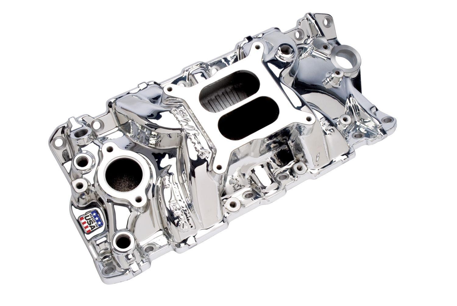 Edelbrock 7501-CP Edelbrock Performer RPM Air-Gap Intake Manifolds ...