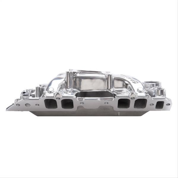 Edelbrock Polished B/B Chev Rect Port RPM Air-Gap Manifold thumbnail 6