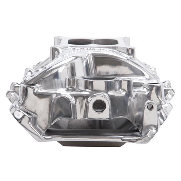 Edelbrock Polished B/B Chev Rect Port RPM Air-Gap Manifold thumbnail 4