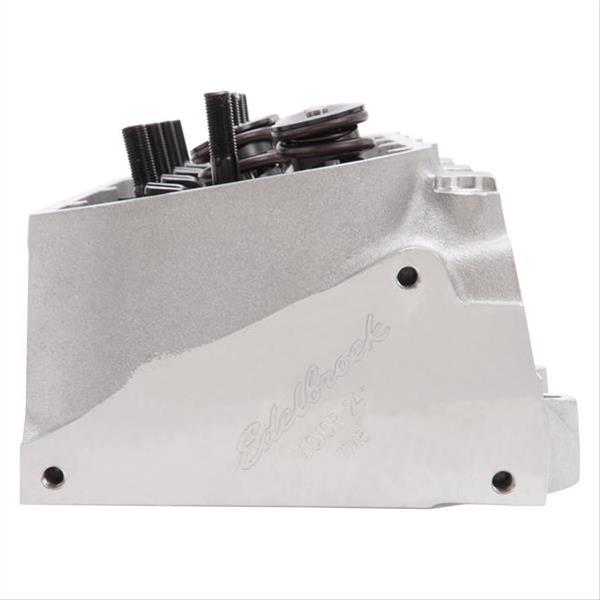 Edelbrock Cyl Head BBC Victor Jr 24 Deg Rect Port 300cc 106cc Combustion Chamber thumbnail 6