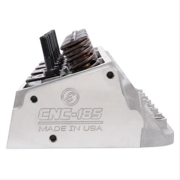 Edelbrock Cylinder Head SBC E-Cnc 185 64cc Straight Plug for Hydraulic Roller Cam Complete thumbnail 4