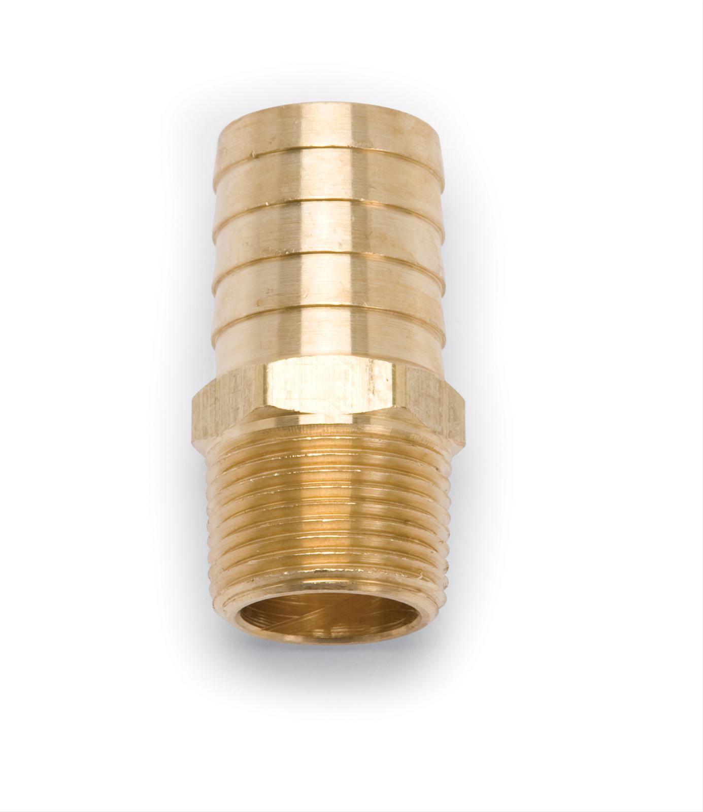 Edelbrock Fitting Brass Hose 1 00In Hose I D X 3/4-14 Pipe for Sb-Chrys Manifolds thumbnail 3