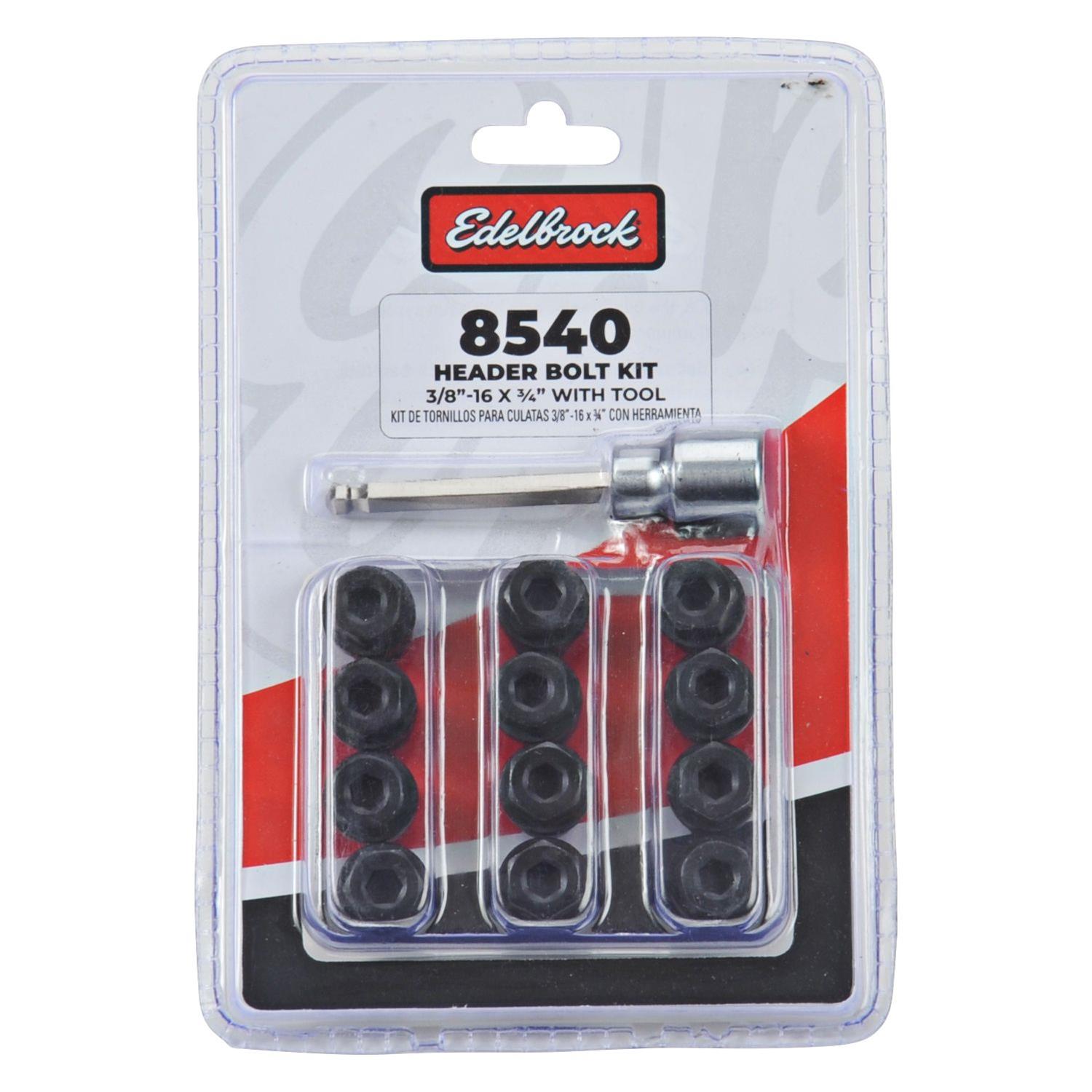Edelbrock 8540 Edelbrock Header Bolt Kits Summit Racing