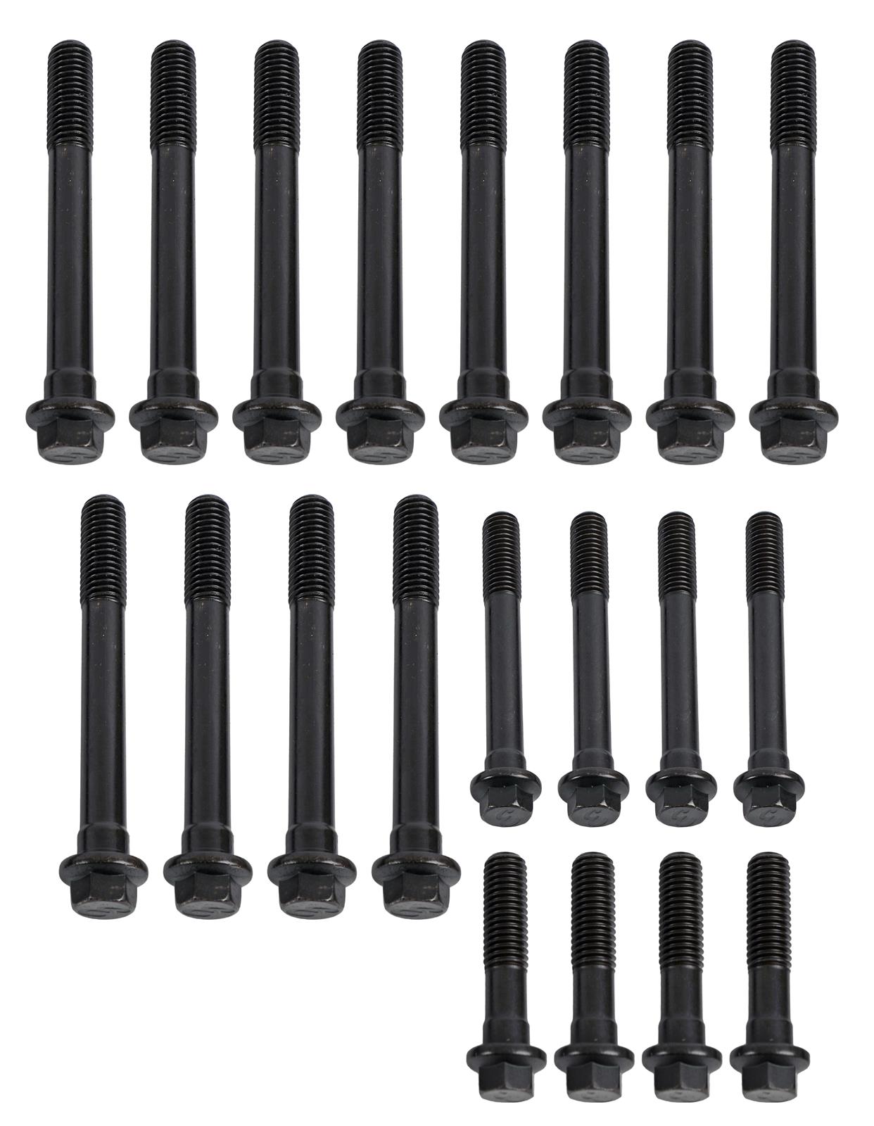 Edelbrock E-Series Head Bolt Kits 85492 Cylinder Bolts, Chromoly, Washers, Pontiac, for EDL Performer/ Perf. RPM Heads Made After 3/15/02, Kit