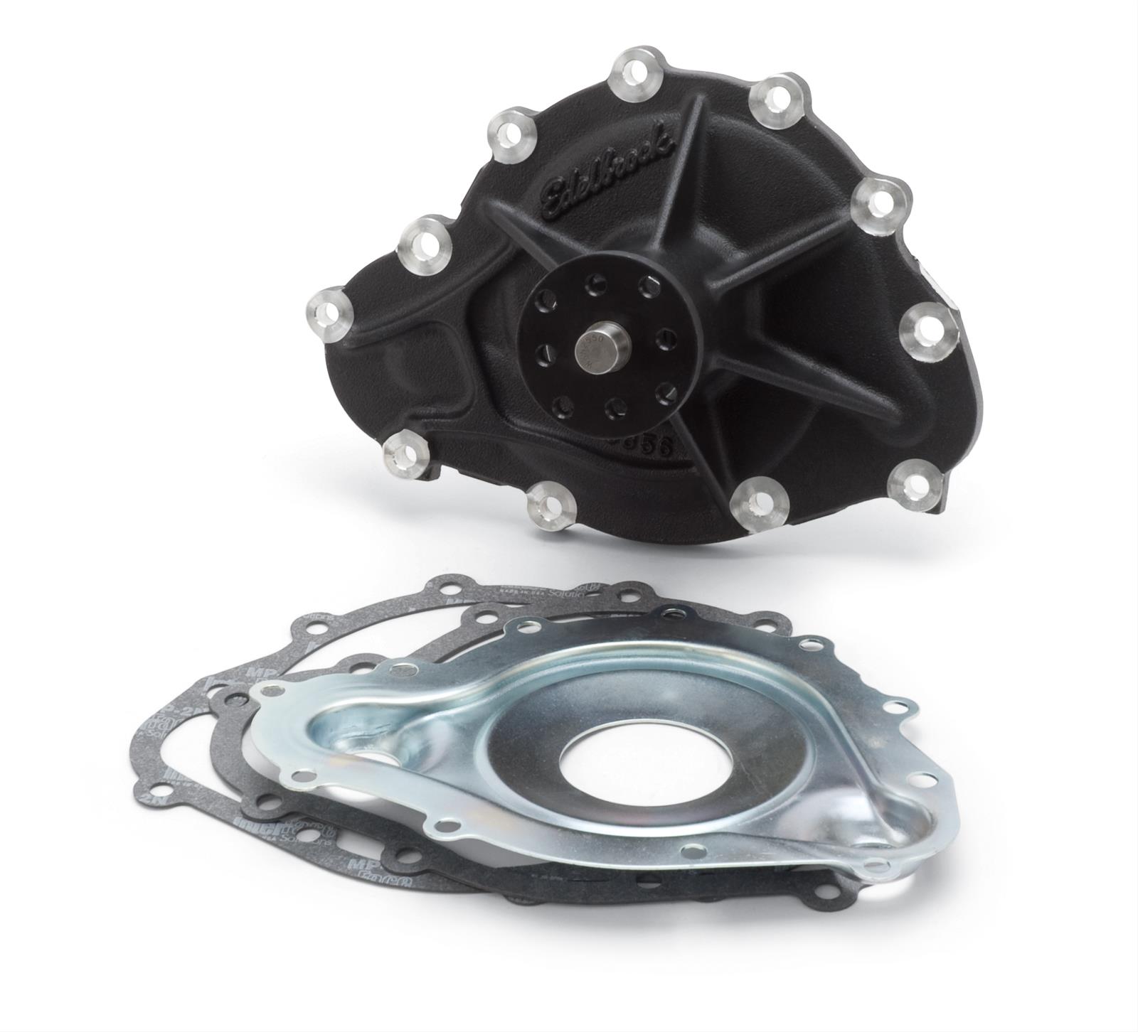 Edelbrock Water Pump High Performance Pontiac 1969-79 389-455 CI V8 Engines Standard Length