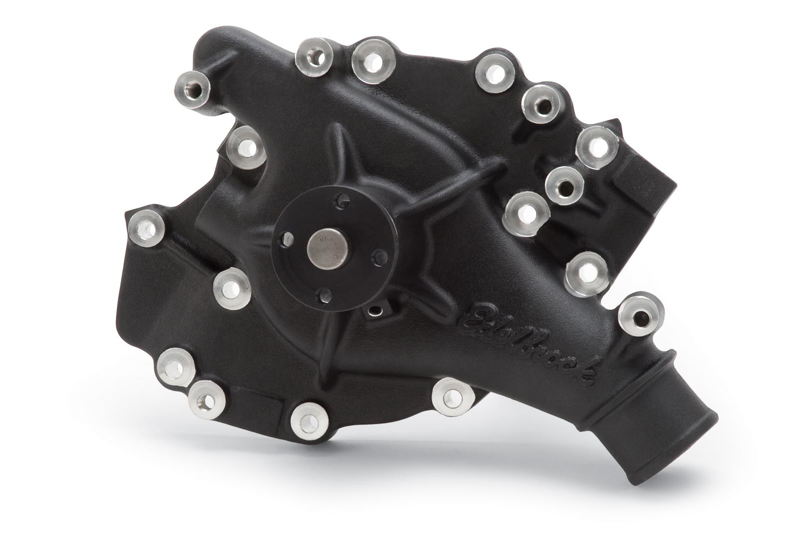 Edelbrock Water Pump High Performance Ford 1970-92 429/460 CI V8 Standard Length Black Finish thumbnail 2