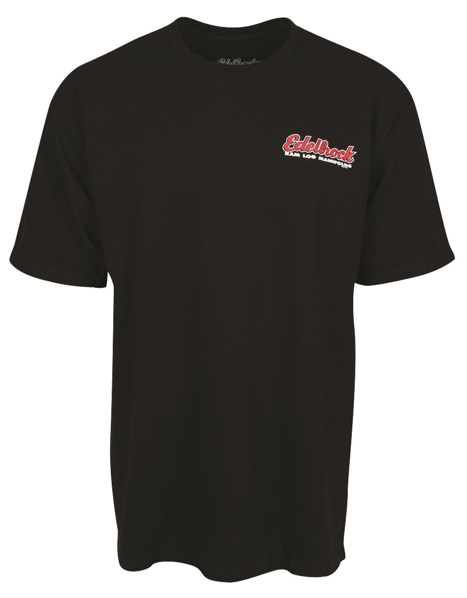 Edelbrock 98326 Edelbrock Ram Logo Manifolds T-Shirt | Summit Racing