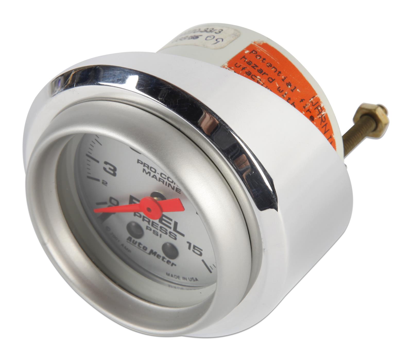 Eddie Marine ANG216CL Eddie Marine Billet Aluminum Angled Gauge Bezels