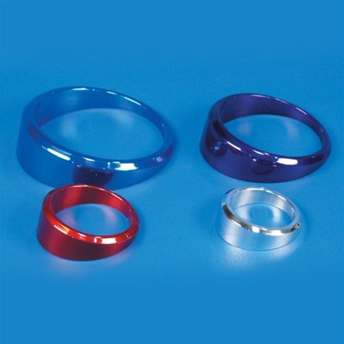 Eddie Marine ANG458BA Eddie Marine Billet Aluminum Angled Gauge Bezels