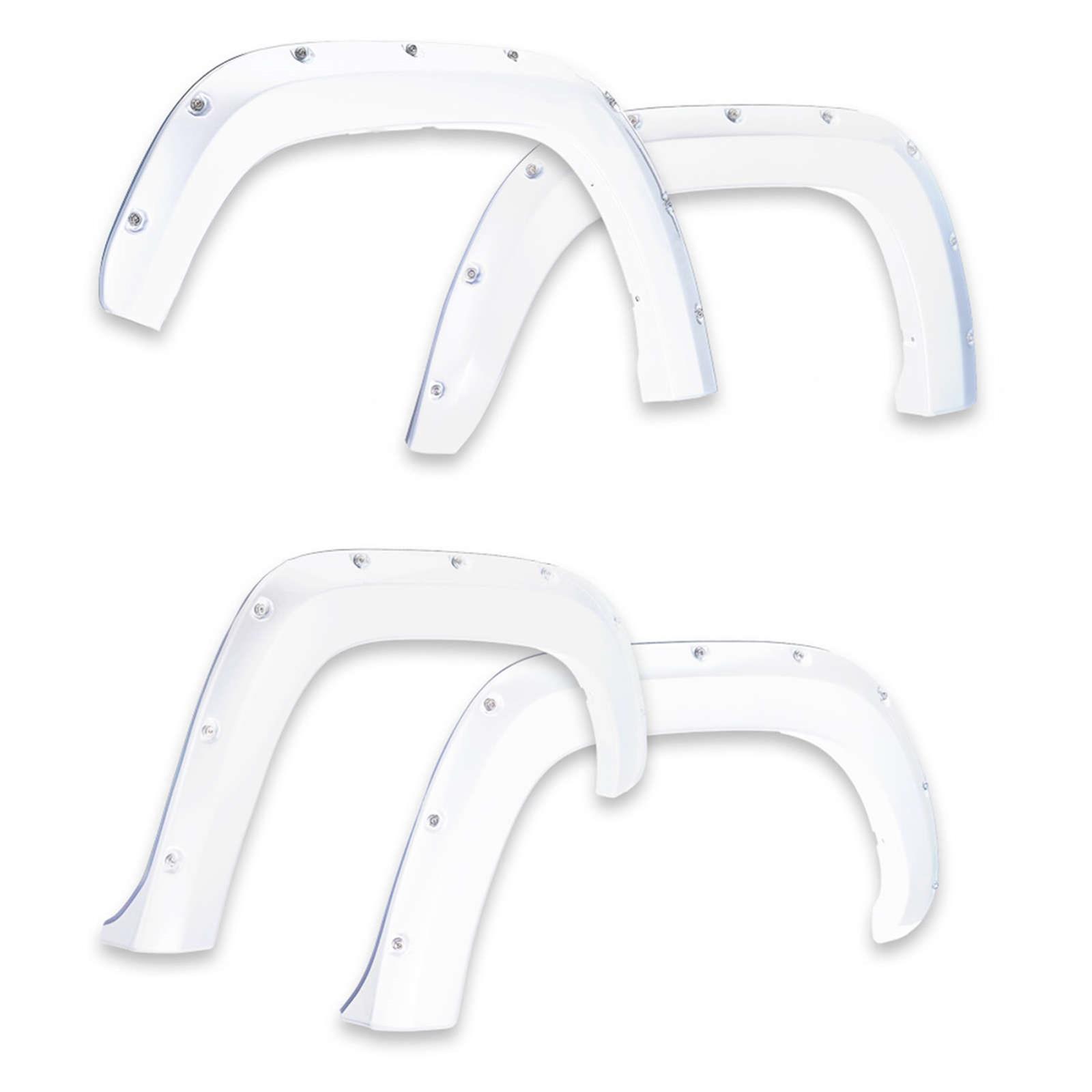 EGR Bolt-On Look Color Match Fender Flares 792754-PW7 Flares, Bolt On Look, ABS Plastic, Bright White, 2.0 in. Wide, Dodge, Ram, 1500, Front and Rear, Set of 4 thumbnail 6